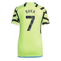 Camisa de Futebol Arsenal Bukayo Saka #7 Equipamento Secundário Mulheres 2023-24 Manga Curta